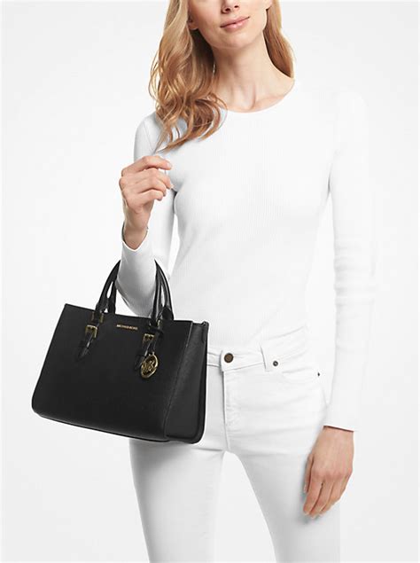 michael kors handtasche weiss saffiano leder|Charlotte Medium Saffiano Leather 2.